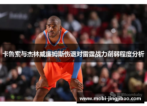 卡鲁索与杰林威廉姆斯伤退对雷霆战力削弱程度分析